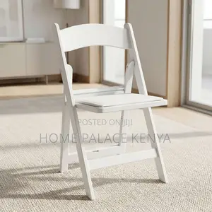 Event Chair; White Foldable Event Outdoor Chair