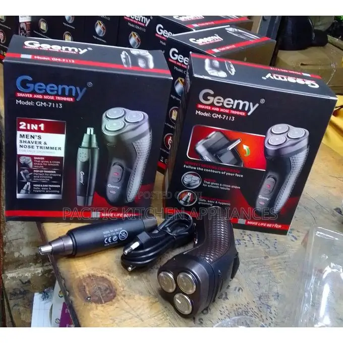 Geemy 2 in 1 Rechargeable Smother Shaver