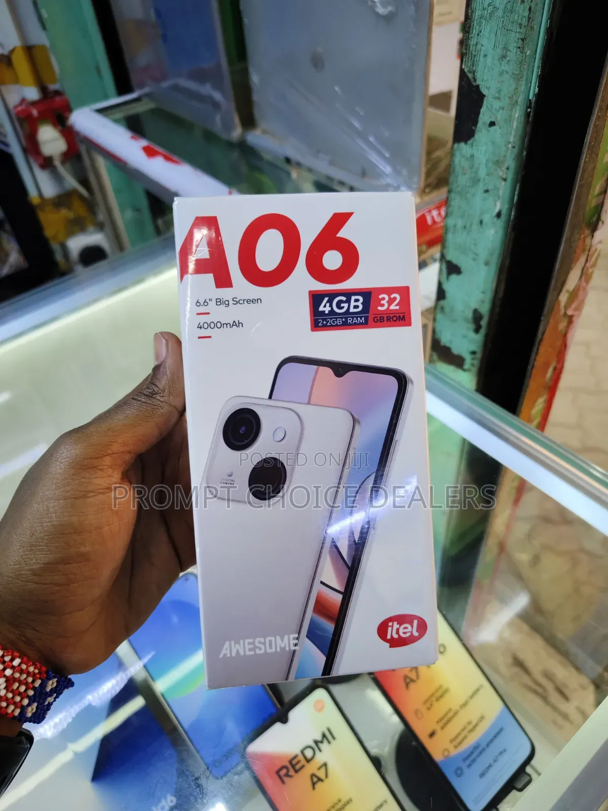 New Itel A06 32 GB Black