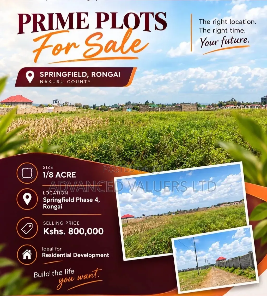 Rongai, Nakuru 1/8acre