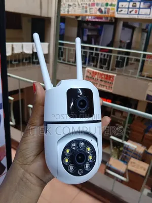 V380 Dual Lens WiFi Camera for Day and Night Surveillance