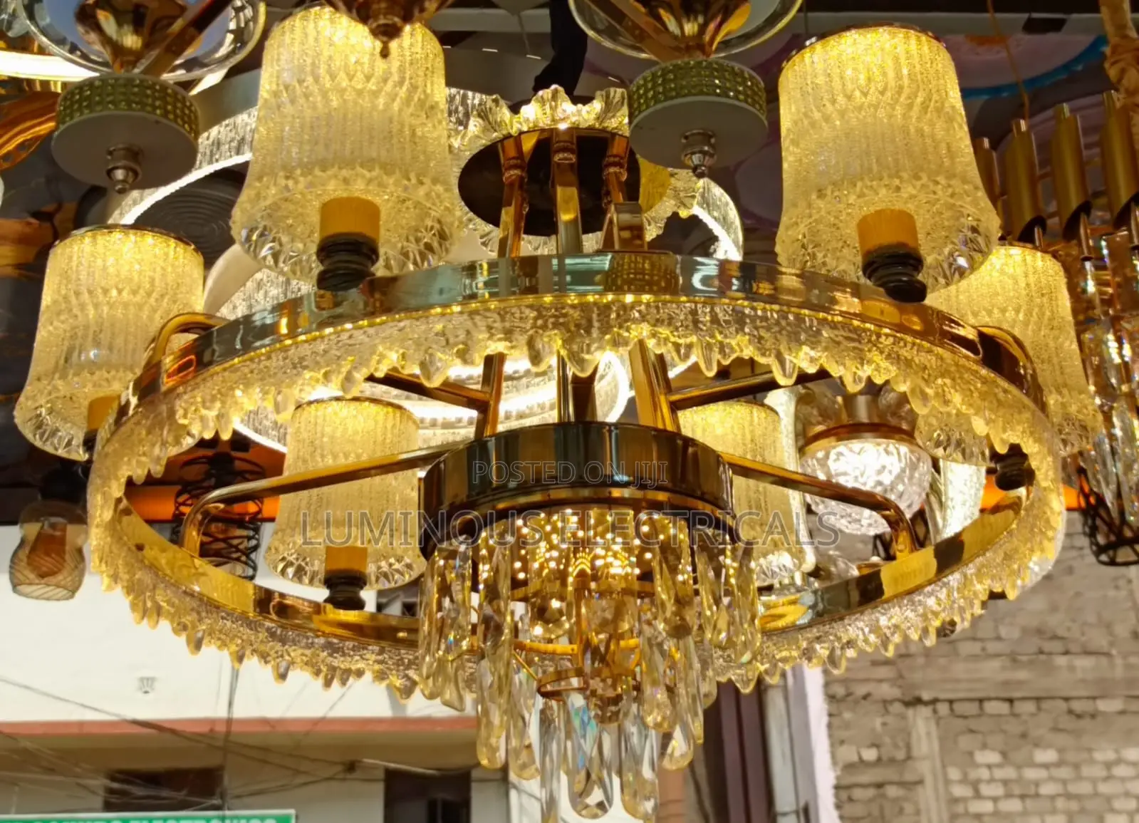 Modern Luxury Crystal Chandelier LED Ceiling Light