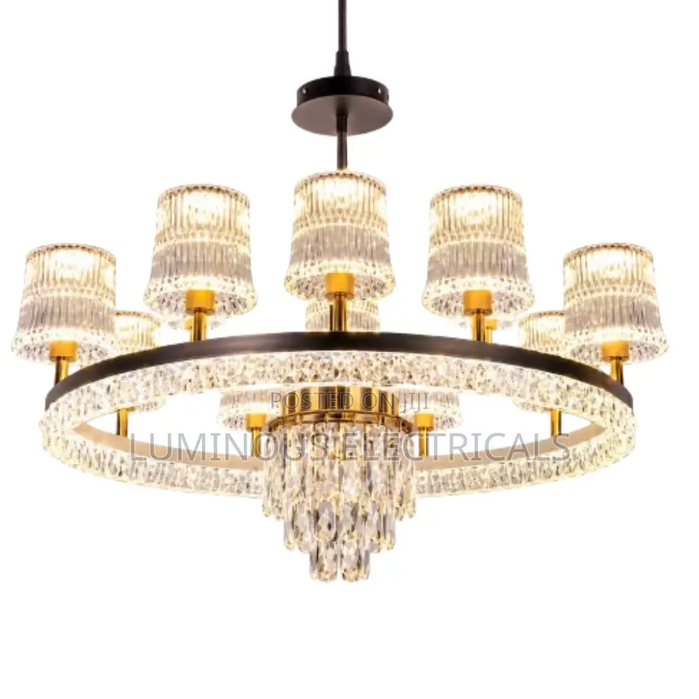 Modern Luxury Crystal Chandelier LED Ceiling Light