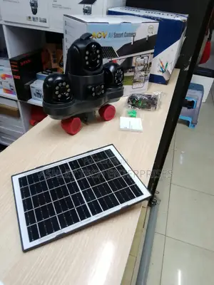 V380 AOV 4G 4 Lens Solar Camera – 3 Rotating Cameras