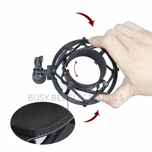 Metal Shock Mount Stand Microphone