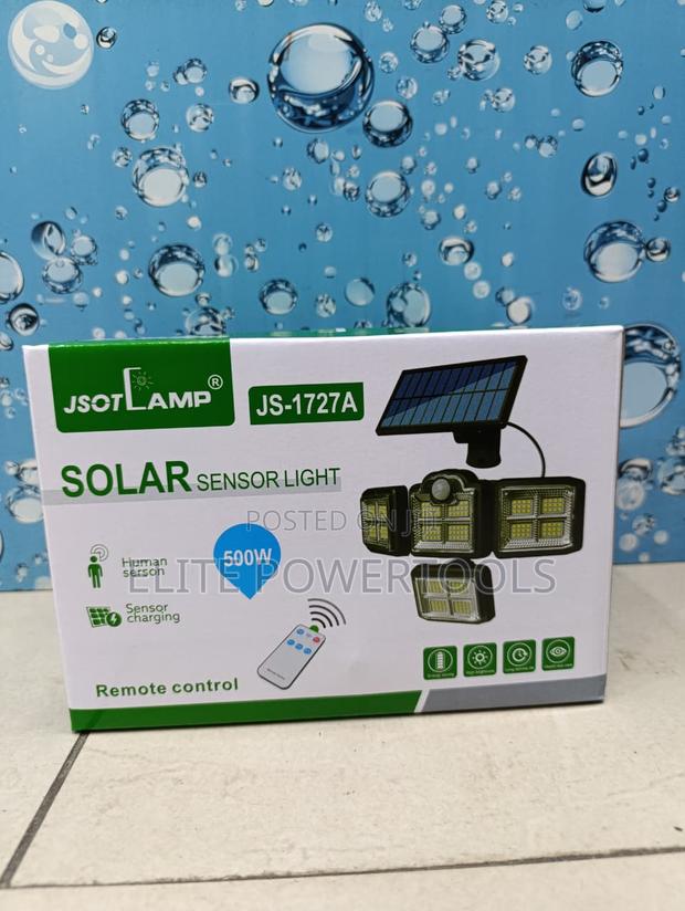 500W 4 Head Adjustable Solar Motion Sensor Light - main view