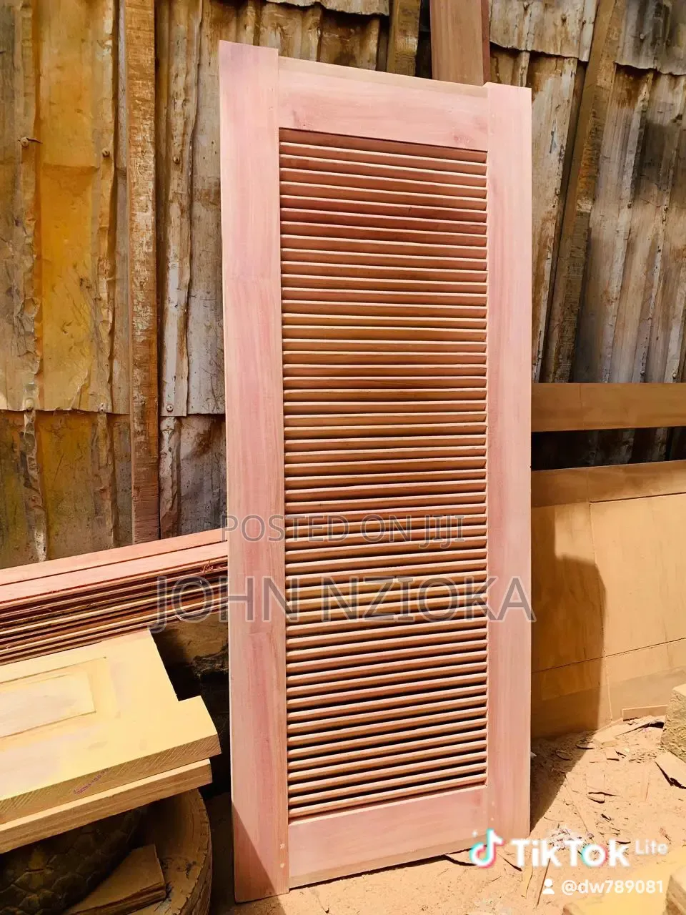 Mahogany Louvers Doors