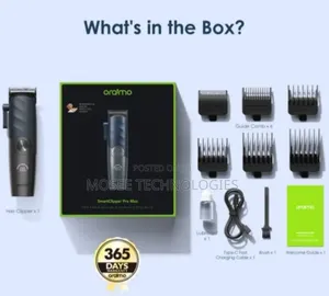 Oraimo SmartClipper Pro Max 3-Speed Adjustable Hair Cutting Machine