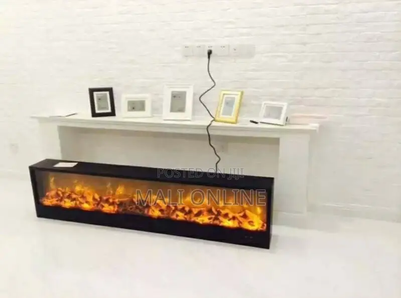 100CM Electric Fireplace LED Flame Effect Light Tabletop Home Decor