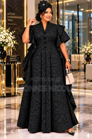 Elegant Mothers Outfit. Quality Women Maxi Dress