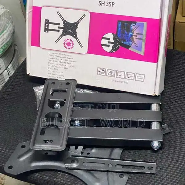 Niversal Adjustable TV Wall Mount 14–55 Inches Heavy Duty Steel