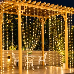 *LED Curtain Fairy Christmas Lights Outdoor and Indoor* Size 3*3m