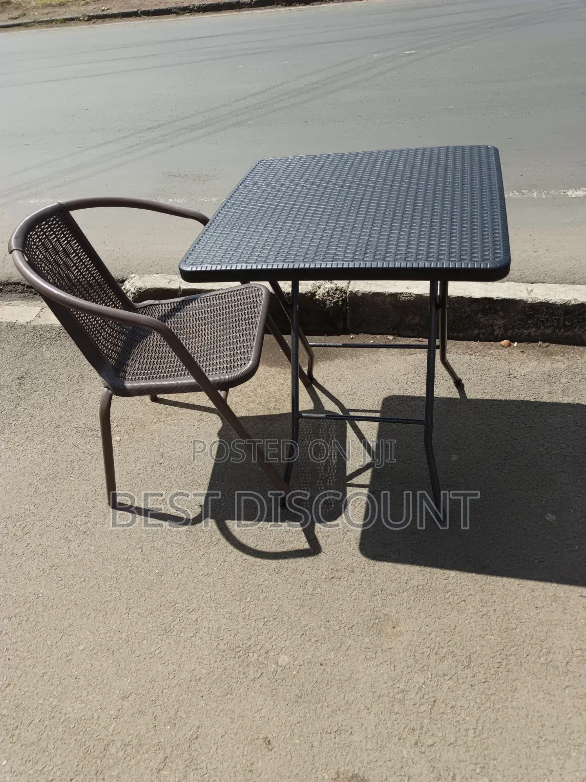 Folding Table and a Chair