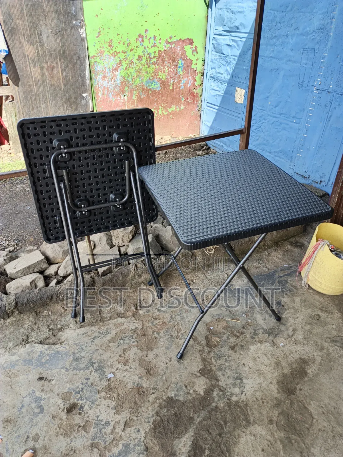 Folding Table and a Chair