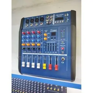 4-Channel Powered Mixer With Integrated Amplifier and USB Connectivity