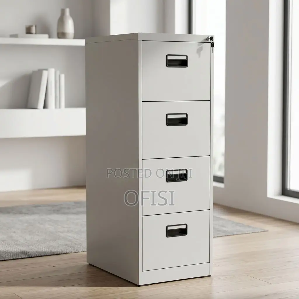 Office Cabinet; Four-Drawer Office Filing Unit