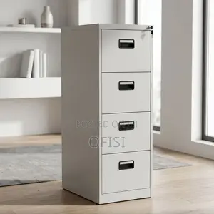 Office Cabinet; Four-Drawer Office Filing Unit