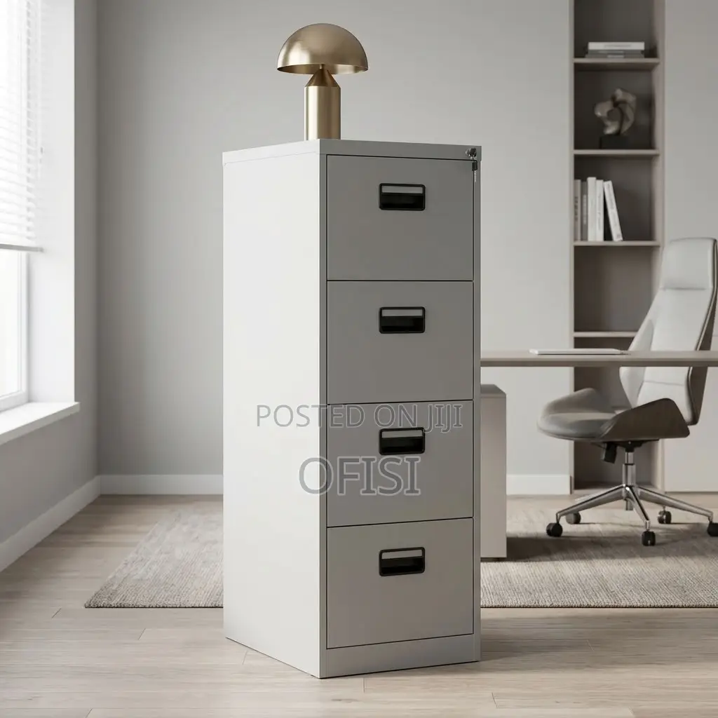 Office Cabinet; Four-Drawer Office Filing Unit