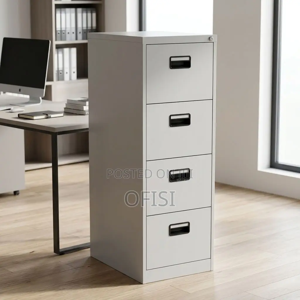 Office Cabinet; Four-Drawer Office Filing Unit
