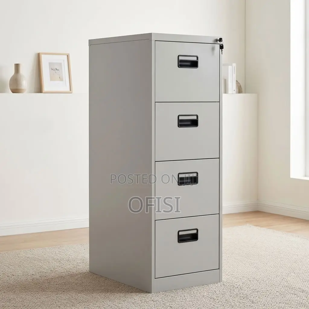 Office Cabinet; Four-Drawer Office Filing Unit