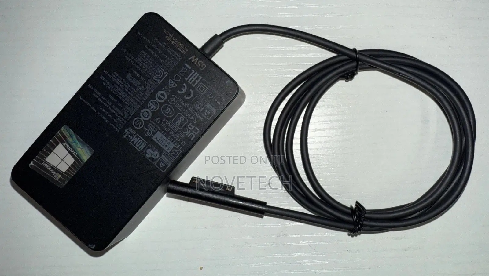 Microsoft Surface Pro 3/4/5/6/7/8/9 65W Charger + Cable