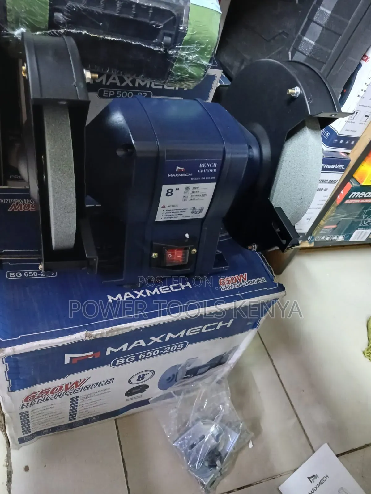 Maxmech BG 650-205 8-Inch Bench Grinder With