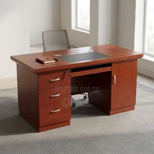 Office Desk : 120CM Mahogany Office Furniture Desk
