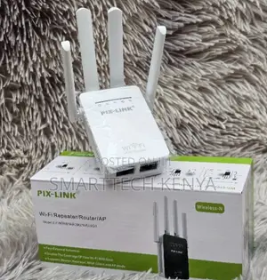 Pix Link 300mbps Wi-Fi Repeater/Extender - Wireless Wi-Fi Repeater