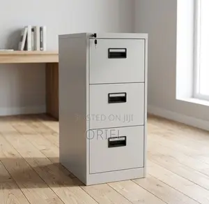 Office Cabinet : 3-Drawers Corporate Storage Steel Cabinet