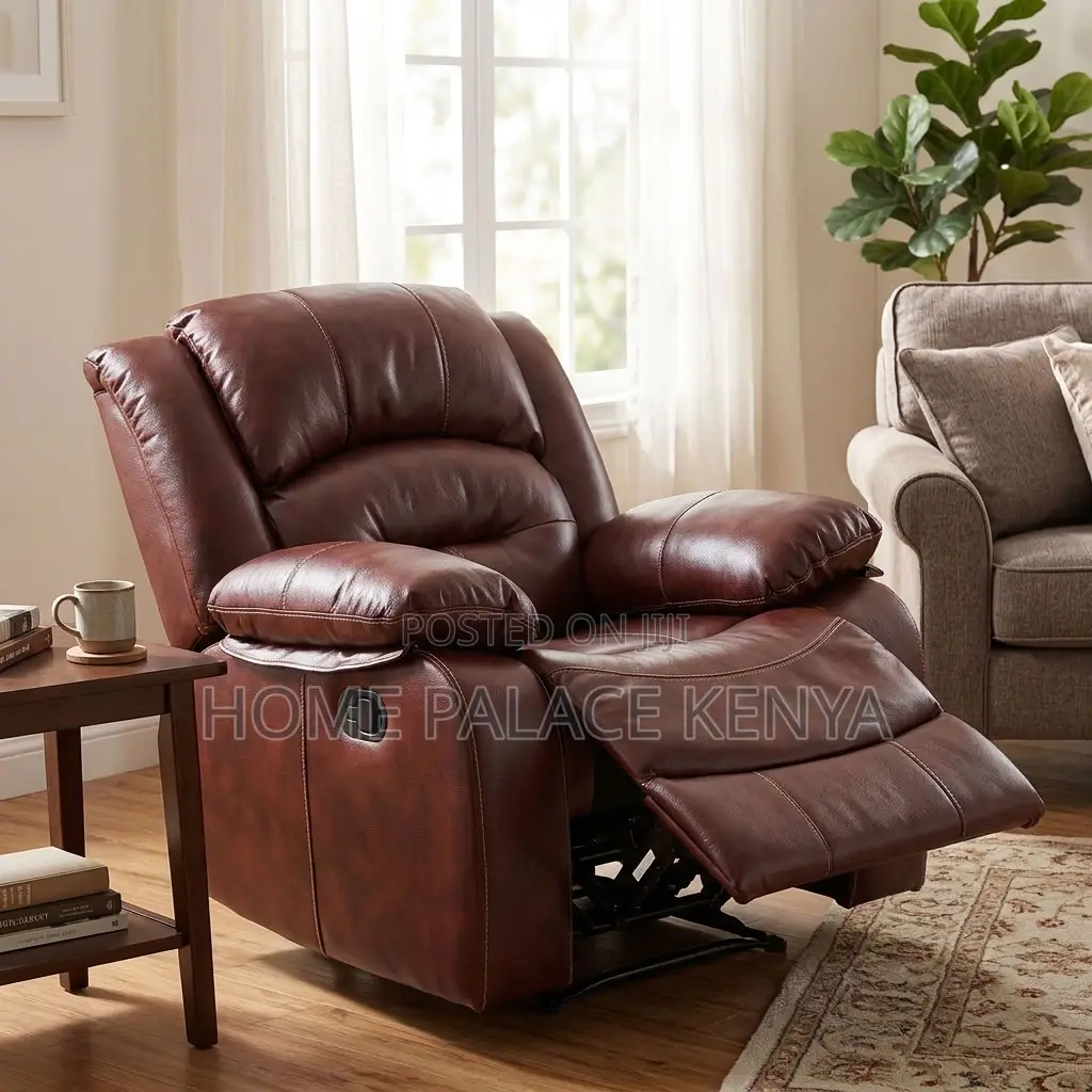 Home Sofa; Leather Recliner Home Sofa