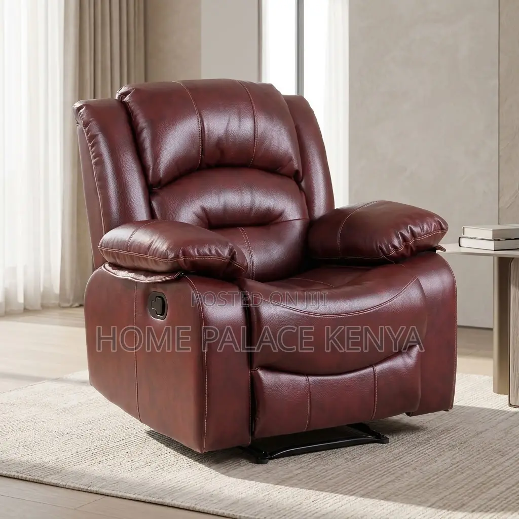 Home Sofa; Leather Recliner Home Sofa