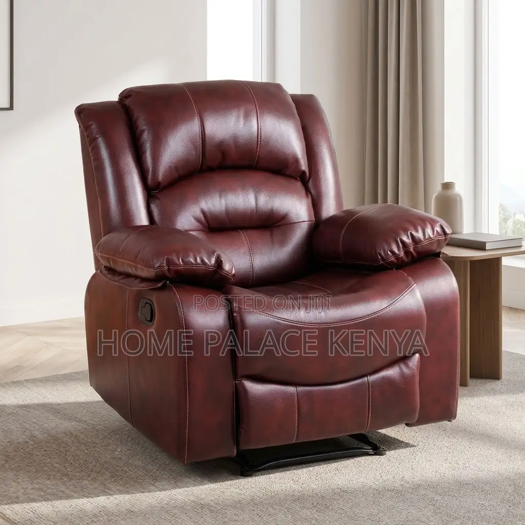 Home Sofa; Leather Recliner Home Sofa