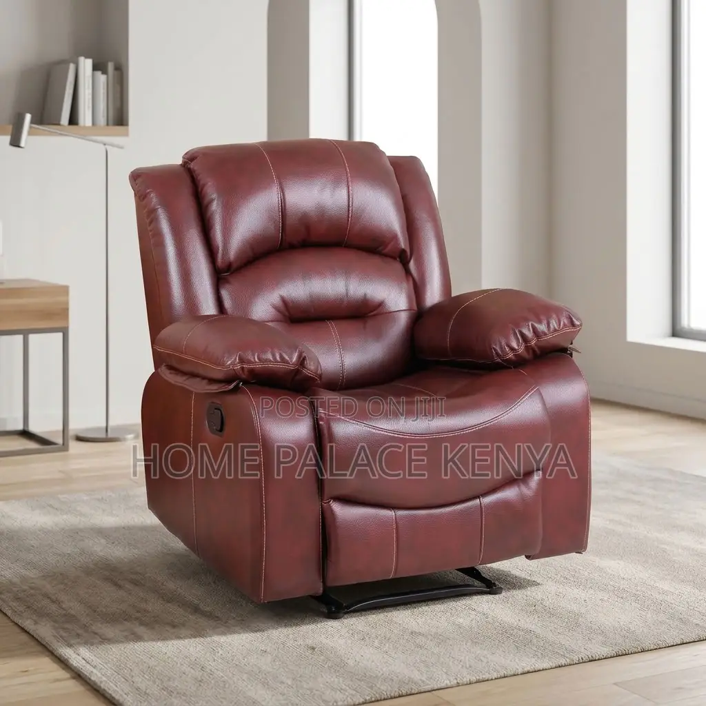 Home Sofa; Leather Recliner Home Sofa