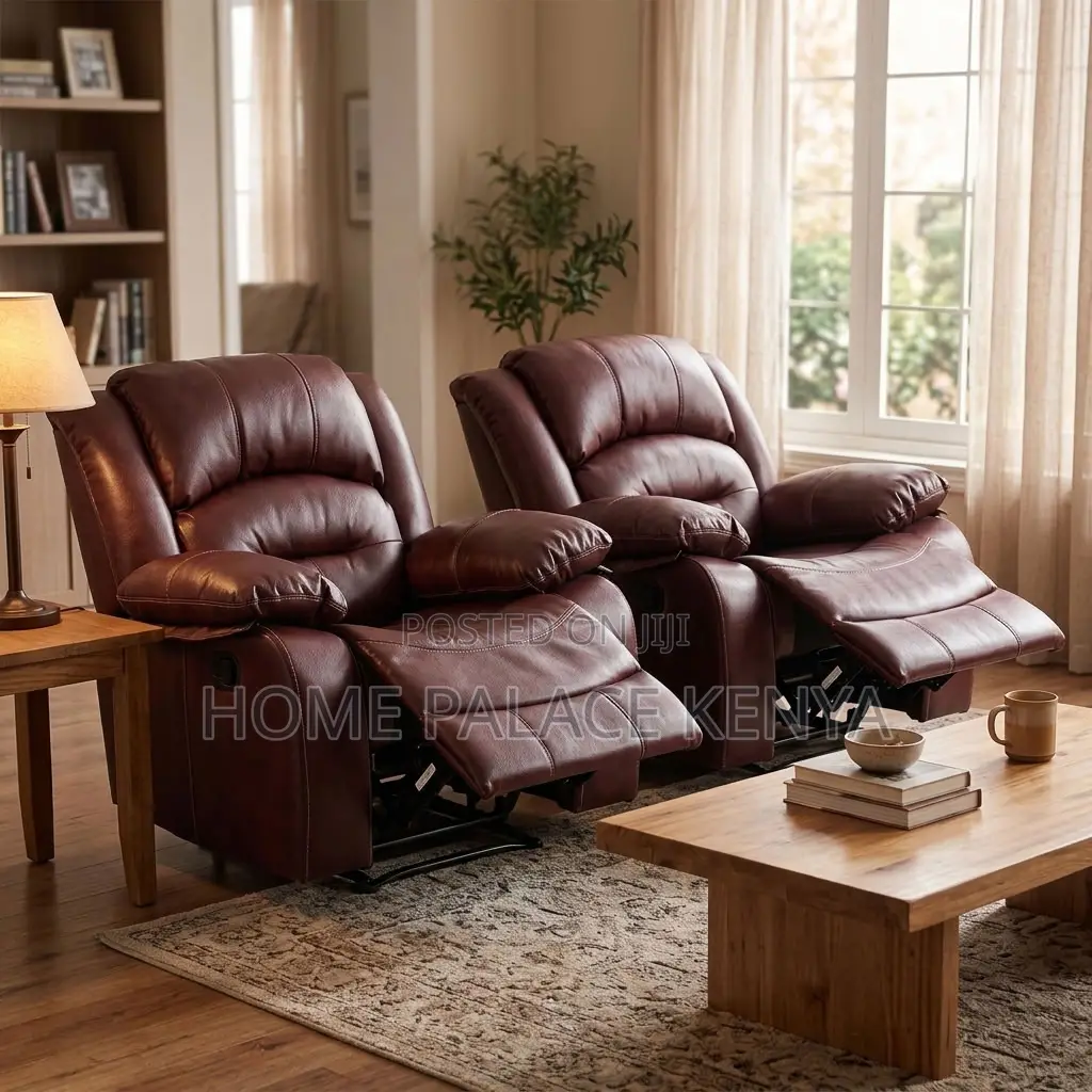 Home Sofa; Leather Recliner Home Sofa