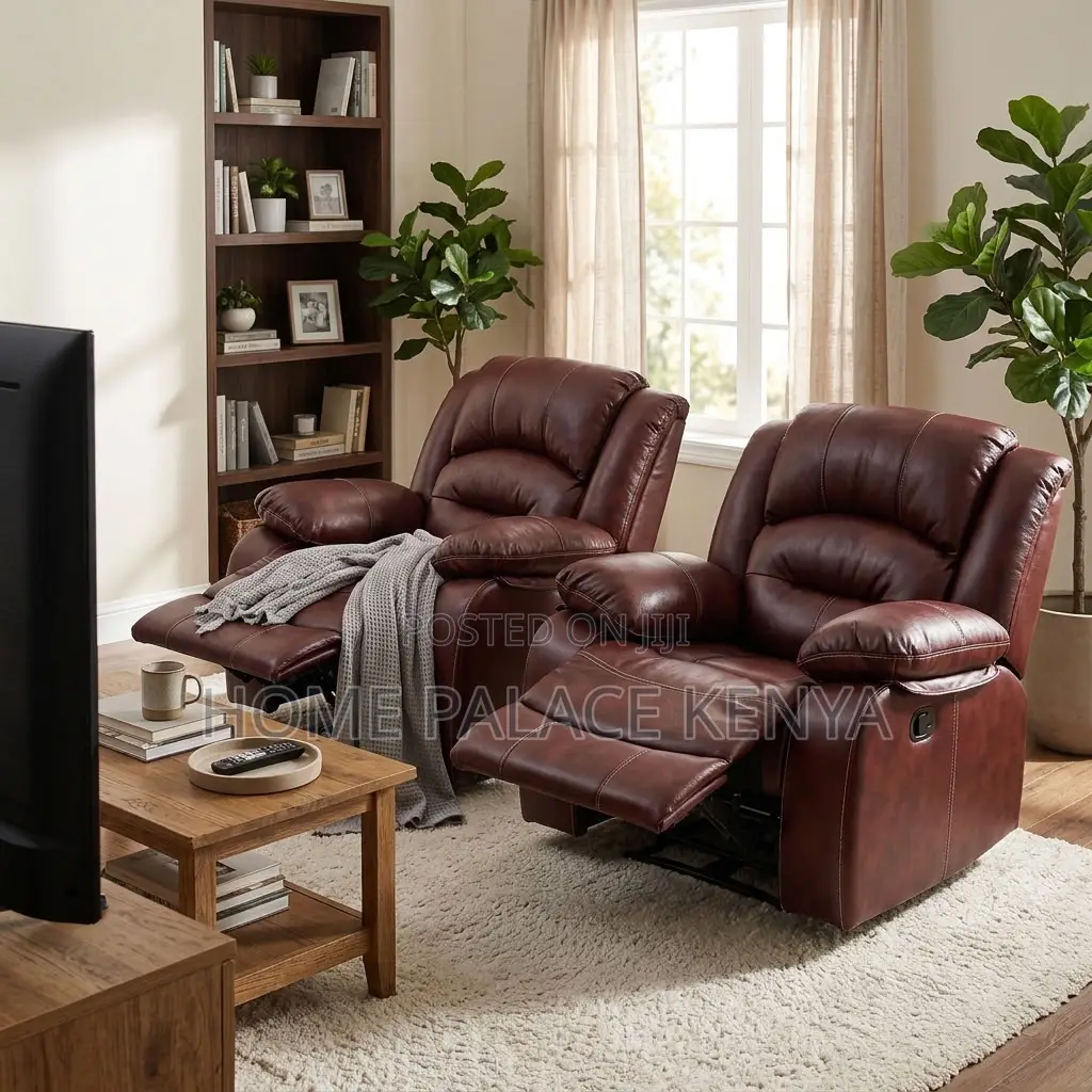 Home Sofa; Leather Recliner Home Sofa