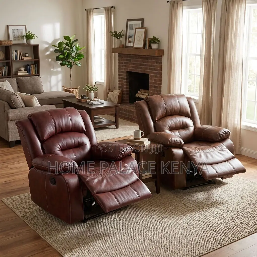 Home Sofa; Leather Recliner Home Sofa
