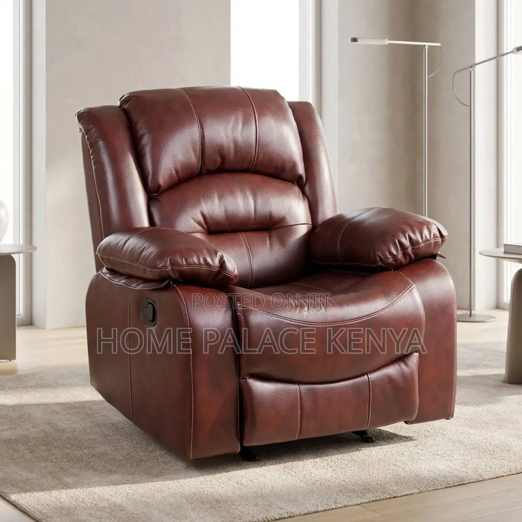 Home Sofa; Leather Recliner Home Sofa