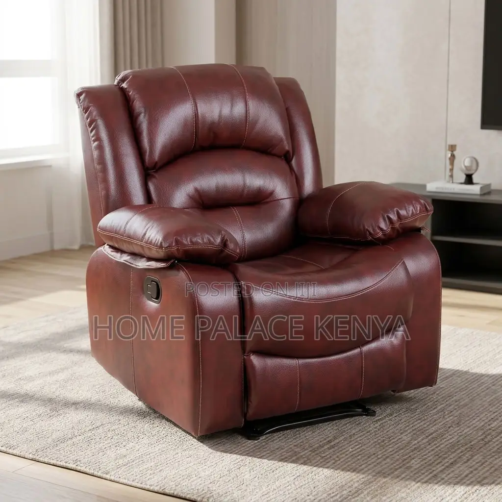 Home Sofa; Leather Recliner Home Sofa