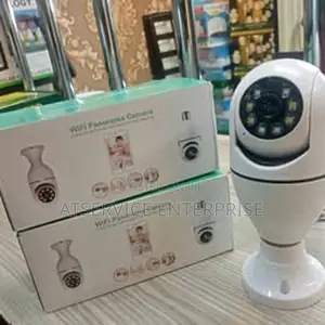 360 Degrees PTZ Bulb WiFi Camera Single Lens Bulb Camera