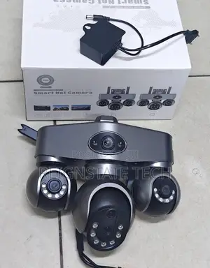WIFI 4LENS Outdoor AC Powered 8MP PTZ Camera With Lan Port