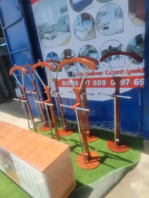Wooden Office Coat Hanger Stand