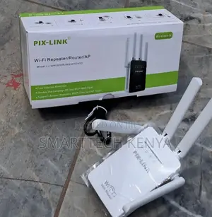 300Mbps WiFi Range Extender With Dual Antennas for Home and Office