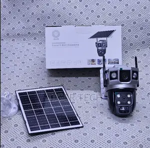 4G LTE VTS02-GH Double Lens Solar-Powered Surveillance Camera