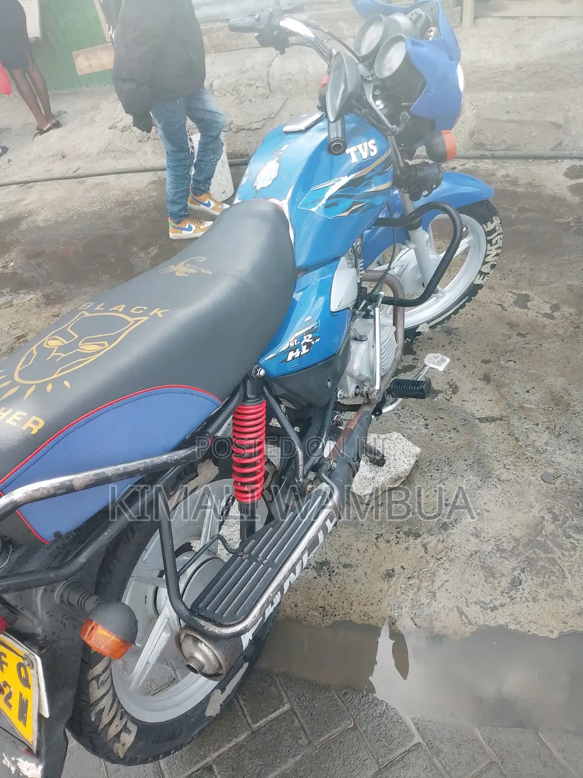 TVS HLX Plus ES 2020 Blue