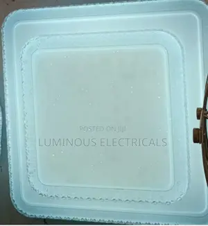Modern Square LED Ceiling Light Elegant Starry Sparkle Design