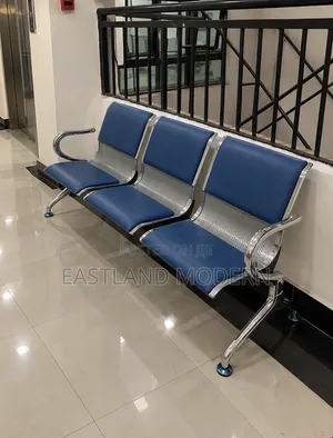 3 Seater Waiting Bench – Modern Reception and Office Chairs