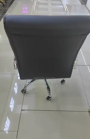 Midback Workstation Chair With Leather Upholstery