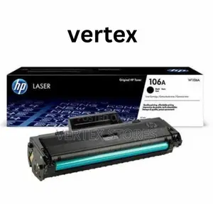 HP 106A Black Original LaserJet Toner Cartridge - W1106A