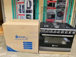 *Nunix Standing Cooker 60X90CM WLD960 2E 4Gas 2Electric Full Oven