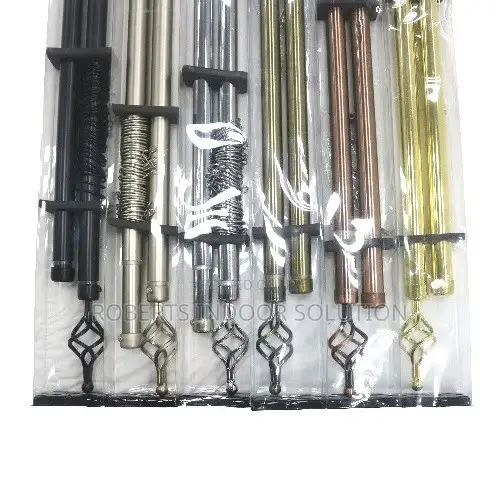 1-2 Meter Length Single Double Curtain Rods